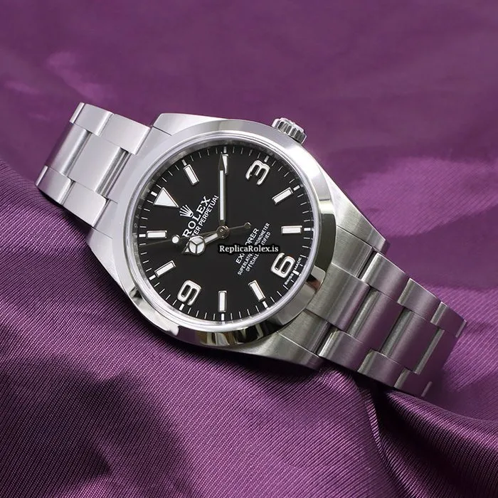 Superb Fake Rolex Explorer 214270 Caliber 3132 Automatic Movement 39mm Steel Case Watch - Image 2