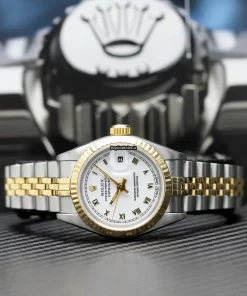 Wholesale Copies Rolex Lady-datejust 69173 Caliber 2135 Automatic Movement 26x42mm Gold/steel Case Womens Watch