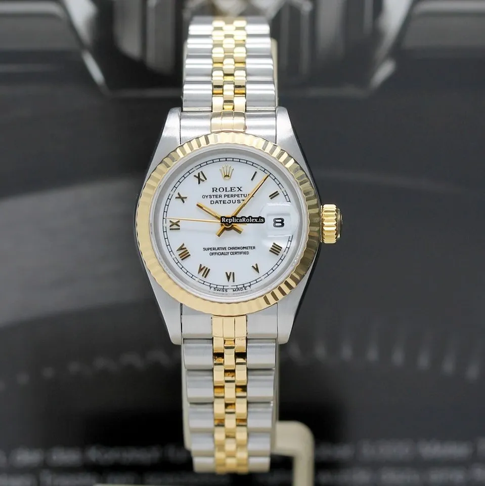 Wholesale Copies Rolex Lady-datejust 69173 Caliber 2135 Automatic Movement 26x42mm Gold/steel Case Womens Watch - Image 7