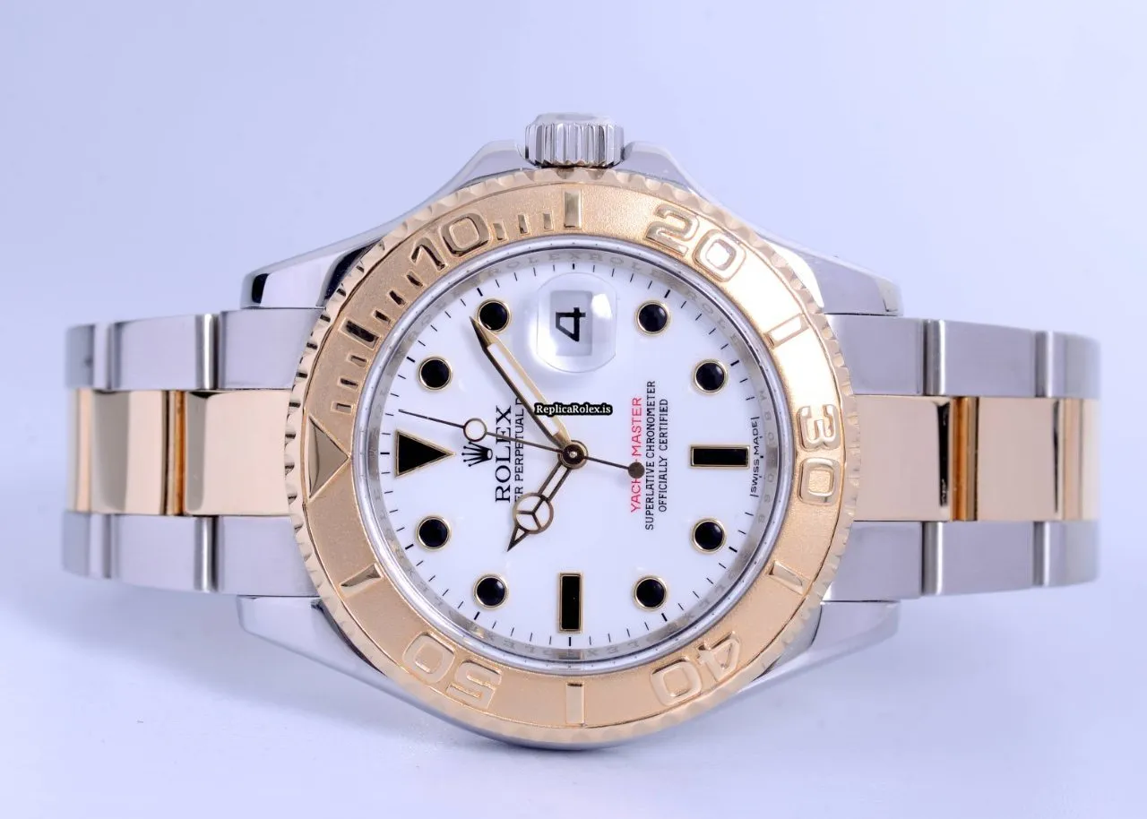 Superior Copy Rolex Yacht-master 40 16623 Caliber 3135 Automatic Movement 40mm Gold/steel Case Mens/unisex Watch - Image 3