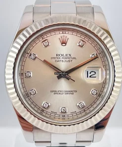 Trustworthy Replica Rolex Datejust II 116334 Caliber 3136 Automatic Movement 41mm Steel Case Mens/unisex Watch