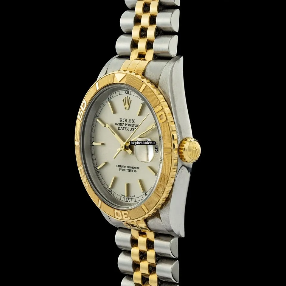 Beautiful Replica Rolex Datejust Turn-o-graph 16263 Caliber 3155 Automatic Movement 36mm Steel Case Mens/unisex Watch - Image 5