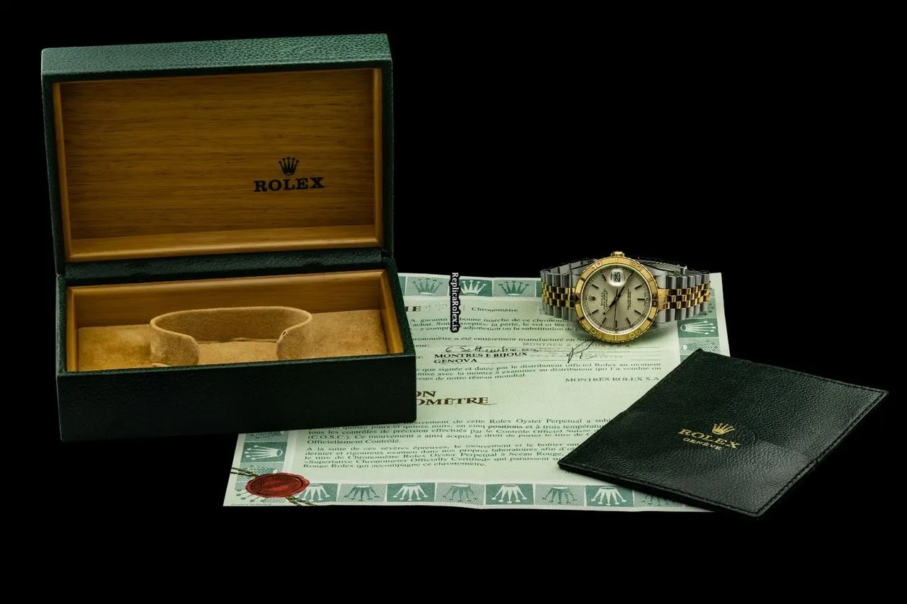 Beautiful Replica Rolex Datejust Turn-o-graph 16263 Caliber 3155 Automatic Movement 36mm Steel Case Mens/unisex Watch - Image 6