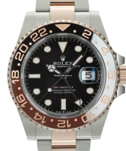 Neat Fake Rolex Gmt-master II 126711chnr Caliber 3285 Automatic Movement 40mm Gold/steel Case Watch