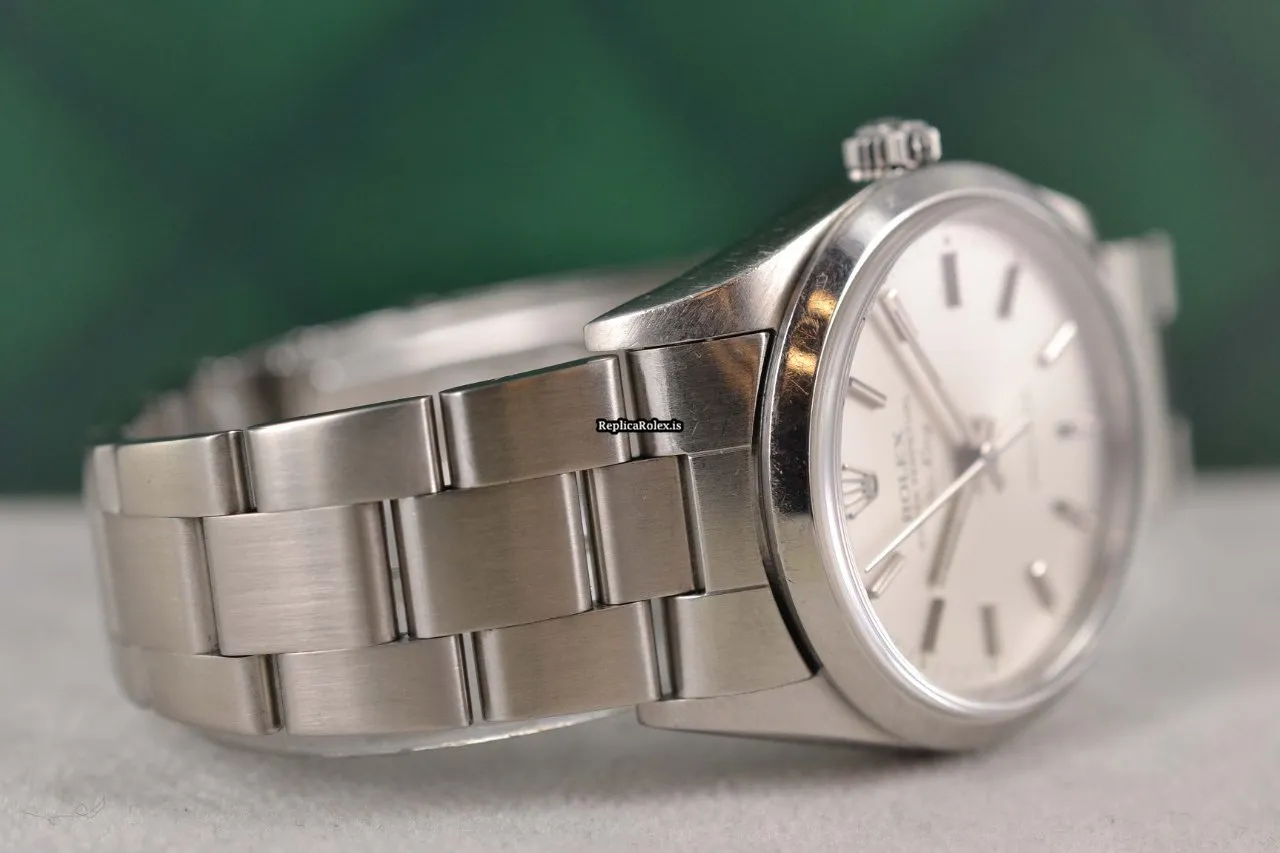 Good Replicas Rolex Air King Precision 14000m Caliber 3130 Automatic Movement 34mm Steel Case Mens/unisex Watch - Image 3