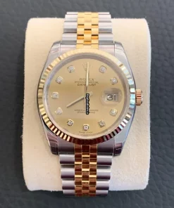 Lovely Replica Rolex Datejust 116233 Caliber 3135 Automatic Movement 36mm Gold/steel Case Mens/unisex Watch