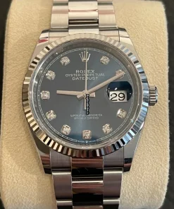 Well Made Fake Rolex Datejust 126234 Caliber 3235 Automatic Movement 36mm Gold/steel Case Mens/unisex Watch