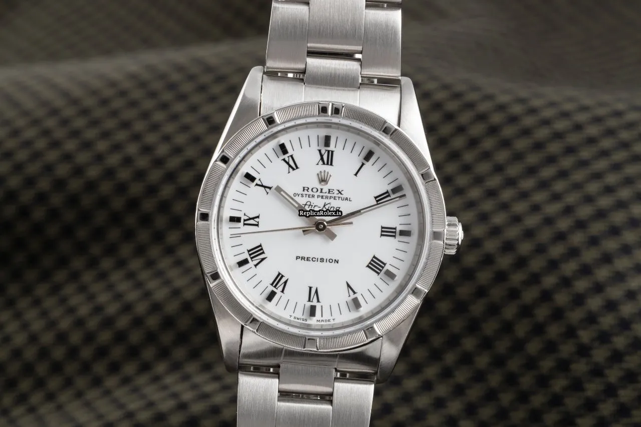 1:1 Copy Rolex Air King Precision 14010 Caliber 3000 Automatic Movement 34mm Steel Case Mens/unisex Watch