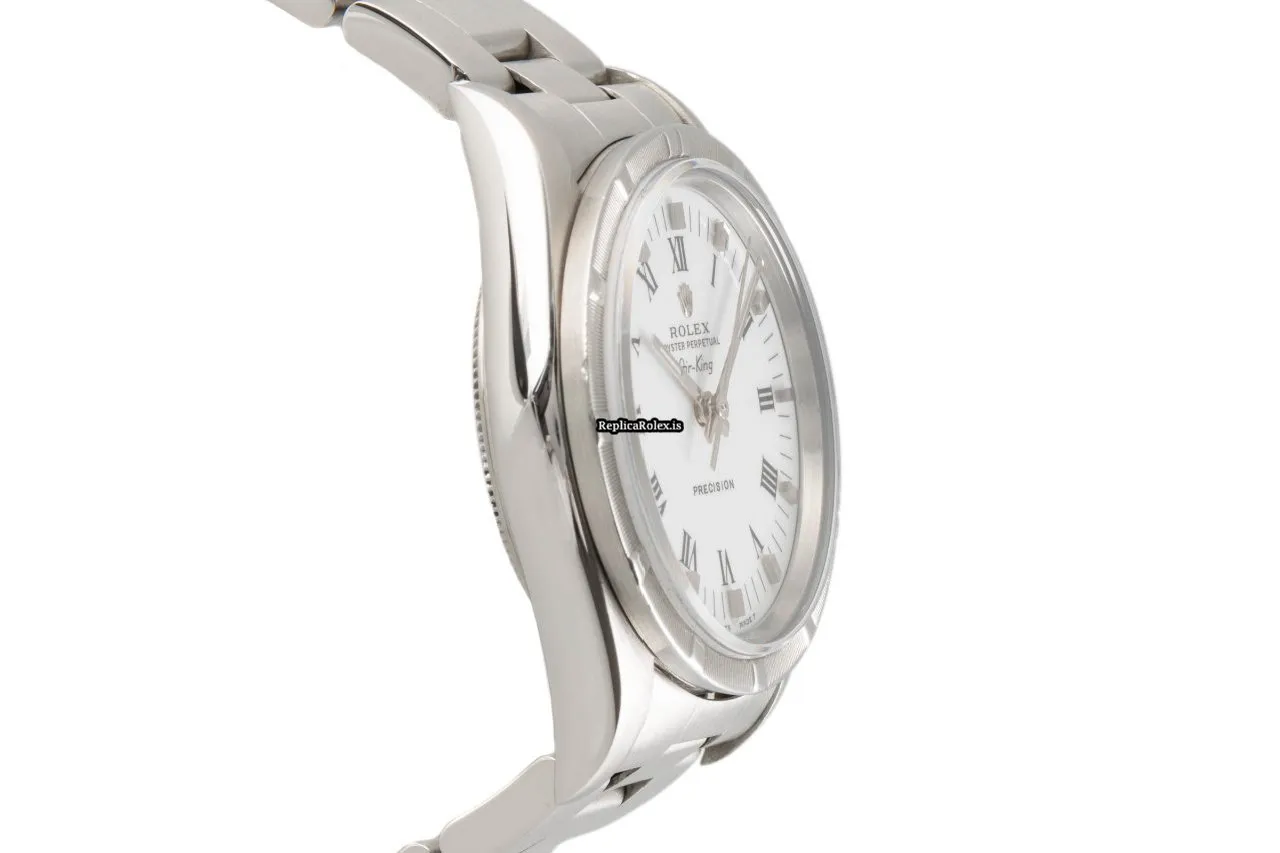 1:1 Copy Rolex Air King Precision 14010 Caliber 3000 Automatic Movement 34mm Steel Case Mens/unisex Watch - Image 6