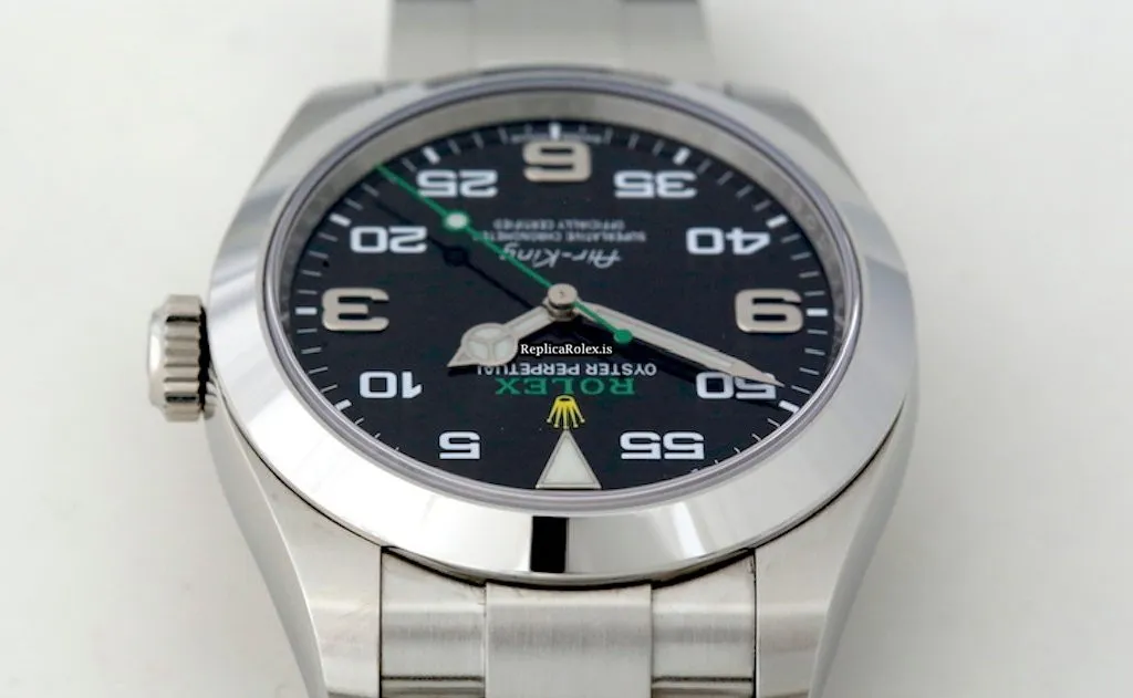 Ideal Fake Rolex Air King 116900 Caliber 3131 Automatic Movement 40mm Steel Case Mens/unisex Watch - Image 10
