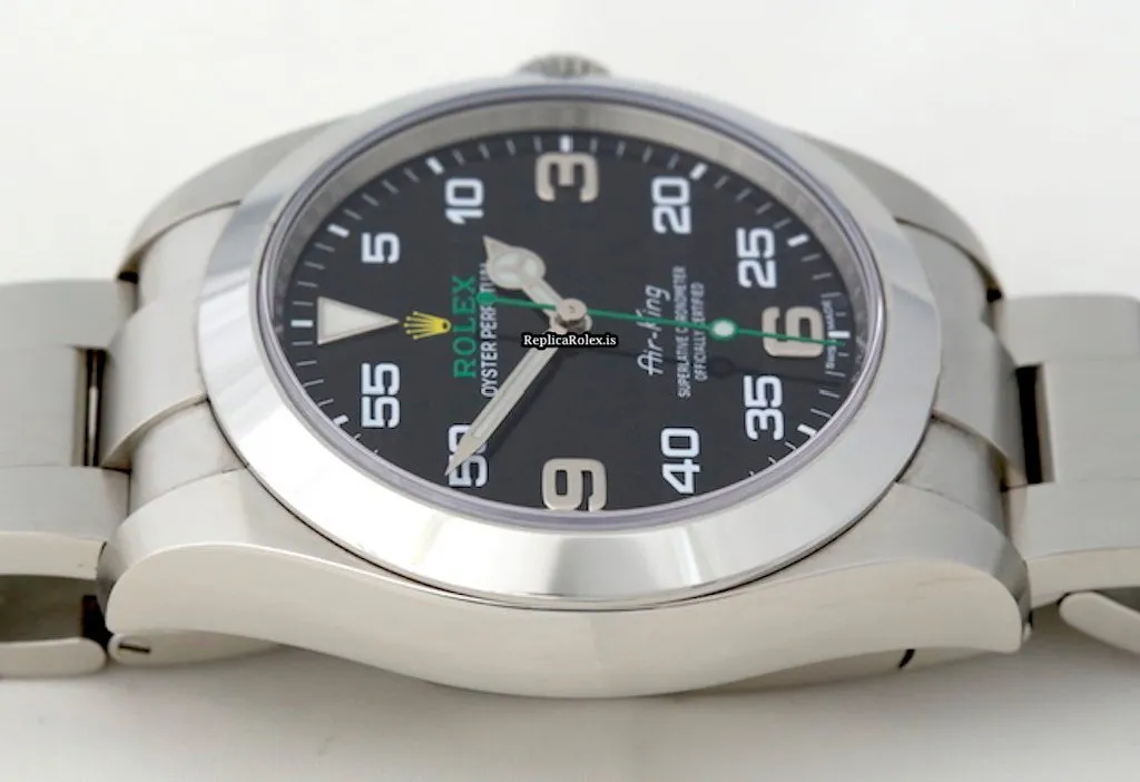 Ideal Fake Rolex Air King 116900 Caliber 3131 Automatic Movement 40mm Steel Case Mens/unisex Watch - Image 11