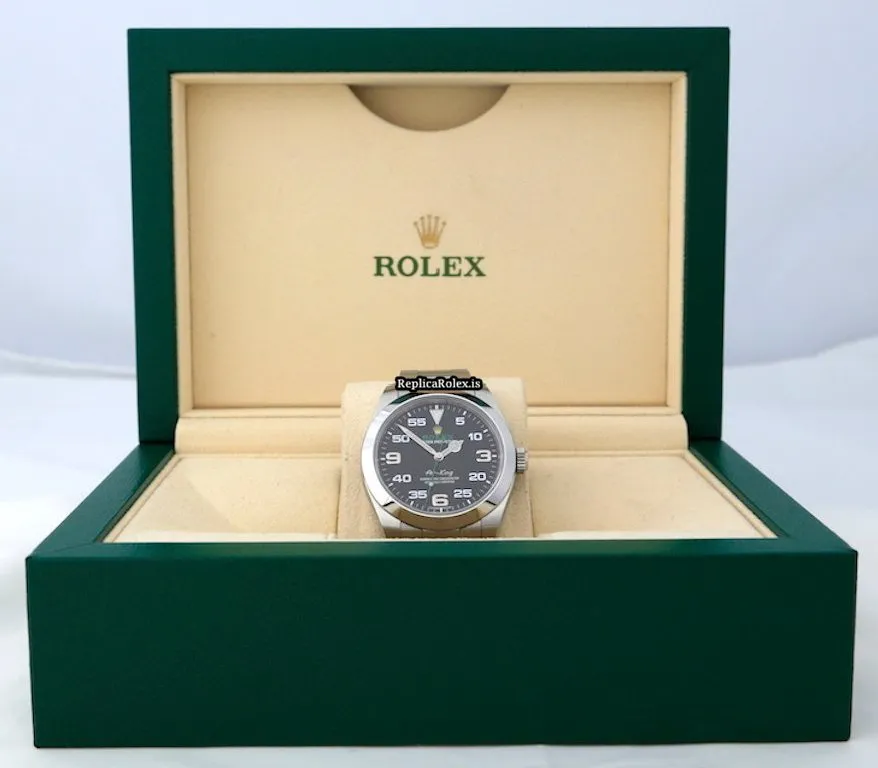 Ideal Fake Rolex Air King 116900 Caliber 3131 Automatic Movement 40mm Steel Case Mens/unisex Watch - Image 3
