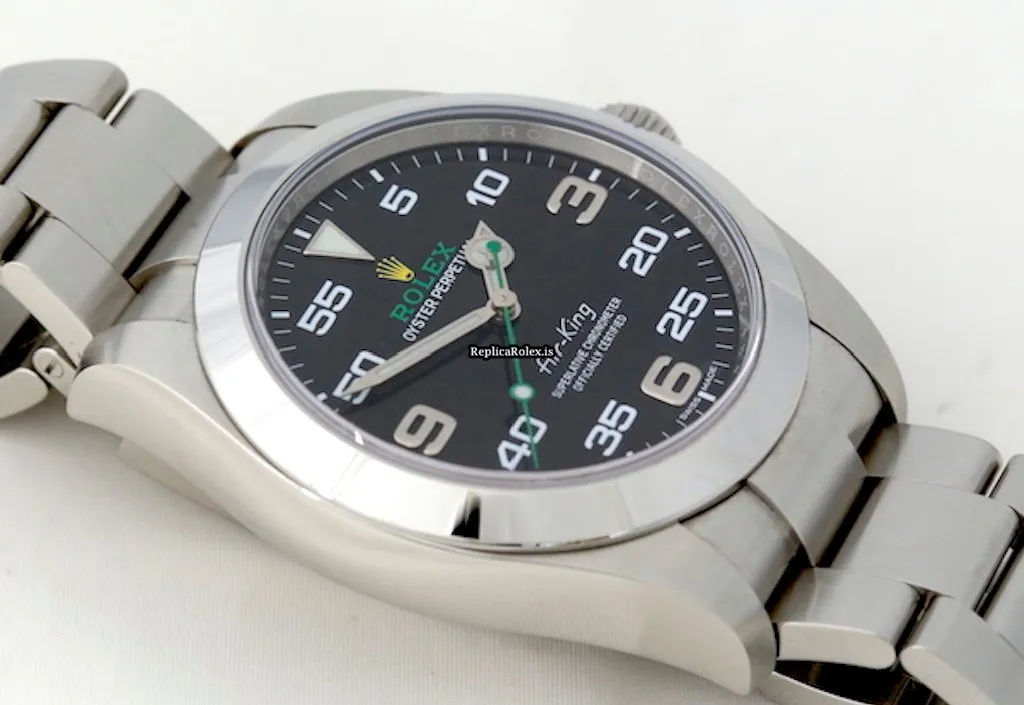 Ideal Fake Rolex Air King 116900 Caliber 3131 Automatic Movement 40mm Steel Case Mens/unisex Watch - Image 7