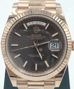 Lovely Replica Rolex Day-date 40 228235 Caliber 3255 Automatic Movement 40mm Rose Gold Case Mens/unisex Watch