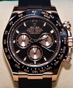 Epic Fake Rolex Daytona 116515ln Caliber 4130 Automatic Movement 40mm Rose Gold Case Mens/unisex Watch