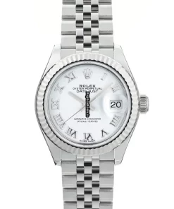 Superb Fake Rolex Lady-datejust 28 Caliber 2236 Automatic Movement 28mm Gold/steel Case Watch