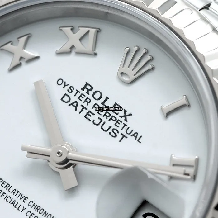 Superb Fake Rolex Lady-datejust 28 Caliber 2236 Automatic Movement 28mm Gold/steel Case Watch - Image 10