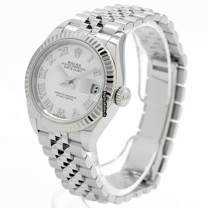 Superb Fake Rolex Lady-datejust 28 Caliber 2236 Automatic Movement 28mm Gold/steel Case Watch - Image 2