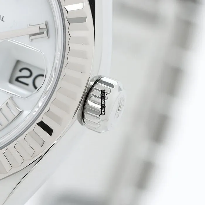 Superb Fake Rolex Lady-datejust 28 Caliber 2236 Automatic Movement 28mm Gold/steel Case Watch - Image 8