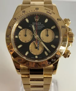 Lovely Replica Rolex Daytona 116528 Caliber 4130 Automatic Movement 40mm Yellow Gold Case Mens/unisex Watch