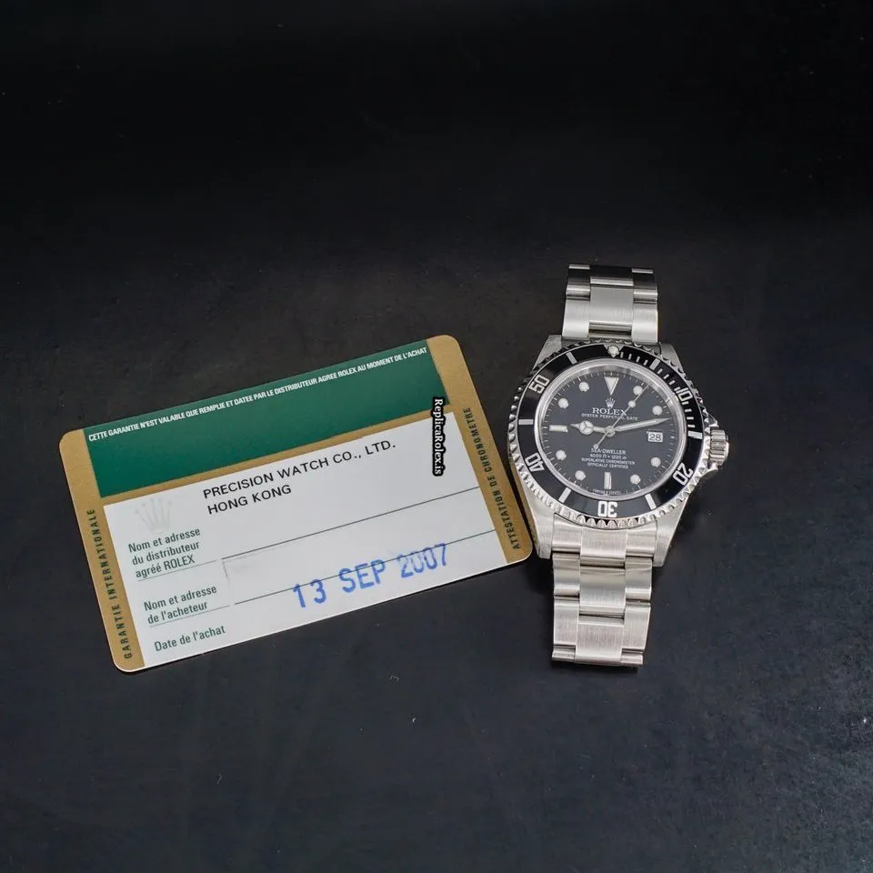 Neat Replica Rolex Sea-dweller 4000 16600 Caliber 3135 Automatic Movement 40mm Steel Case Mens/unisex Watch - Image 11