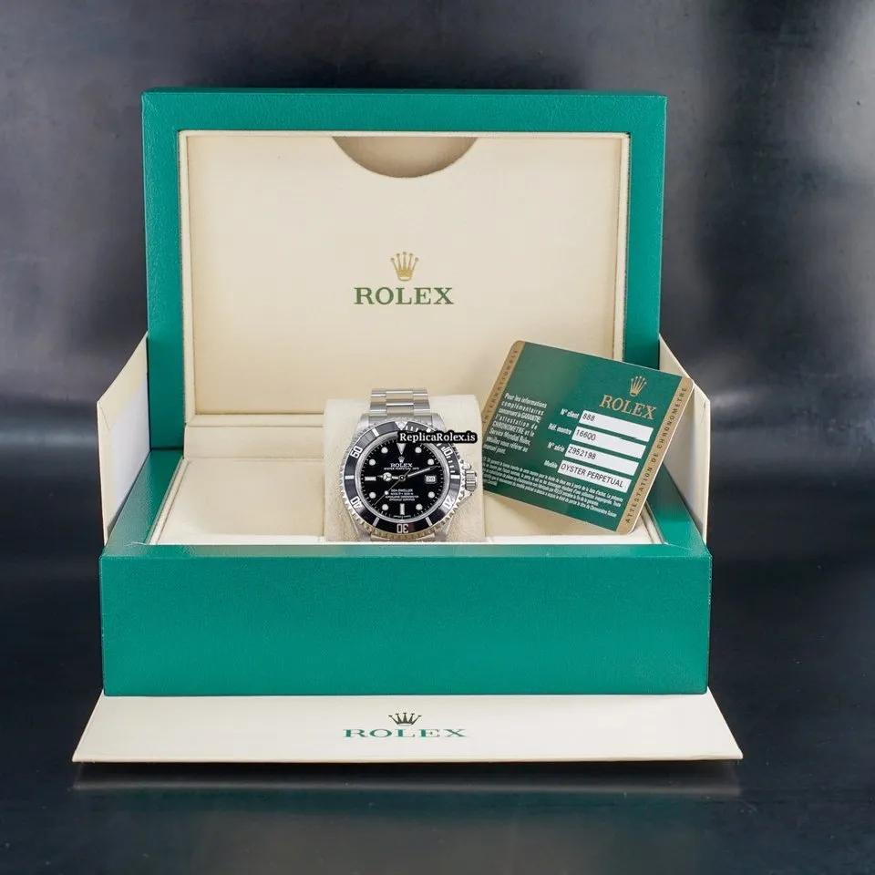 Neat Replica Rolex Sea-dweller 4000 16600 Caliber 3135 Automatic Movement 40mm Steel Case Mens/unisex Watch - Image 9