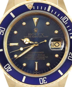 Distinctive Imitation Rolex Submariner Date 16808 Caliber 3035 Automatic Movement 40mm Yellow Gold Case Mens/unisex Watch