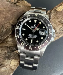 Awesome Fake Rolex Gmt-master 16750 Automatic Movement 40mm Steel Case Watch