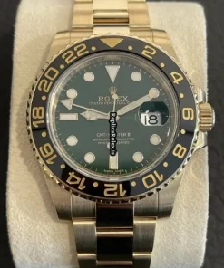Popular Fake Rolex Gmt-master II 116718ln Caliber 3186 Automatic Movement 40mm Yellow Gold Case Mens/unisex Watch