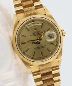 Well Made Fake Rolex Day-date 36 18248 Automatic Movement 36mm Yellow Gold Case Watch