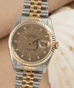 Suitable Replica Rolex Datejust 16233 Caliber 3135 Automatic Movement 36mm Gold/steel Case Mens/unisex Watch