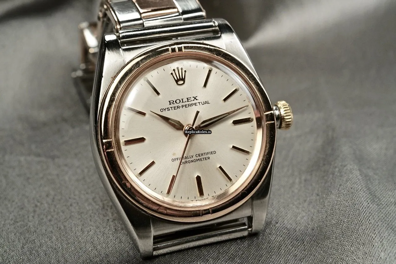 Ideal Fake Rolex Bubble Back 3372 Automatic Movement 32,1mm Steel Case Mens/unisex Watch - Image 3