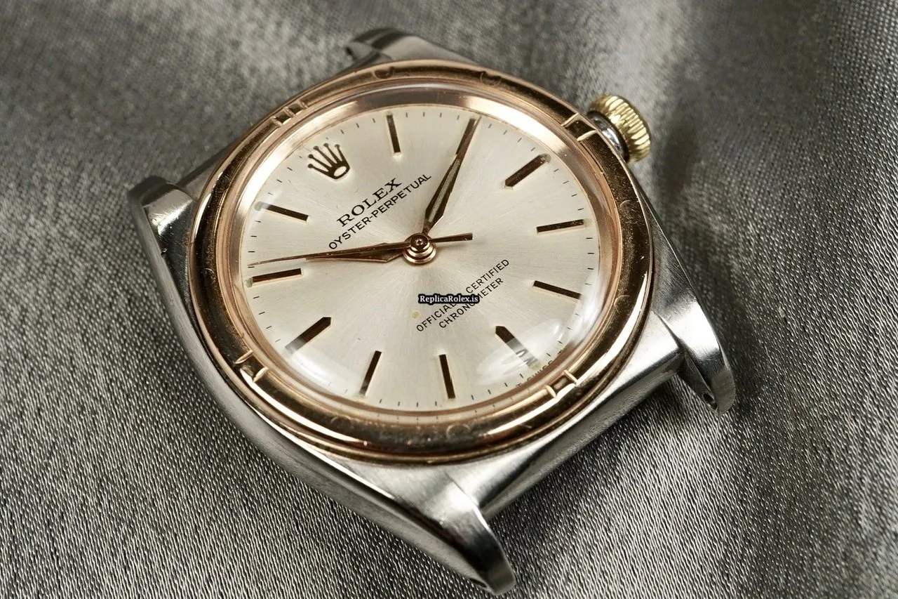 Ideal Fake Rolex Bubble Back 3372 Automatic Movement 32,1mm Steel Case Mens/unisex Watch - Image 5