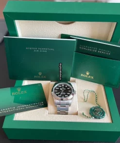 Trustworthy Fake Rolex Air King 116900 Caliber 3131 Automatic Movement 40mm Steel Case Mens/unisex Watch