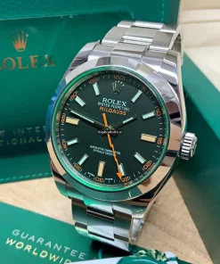 Wholesale Fake Rolex Milgauss 116400gv Caliber 3131 Automatic Movement 40mm Steel Case Mens/unisex Watch