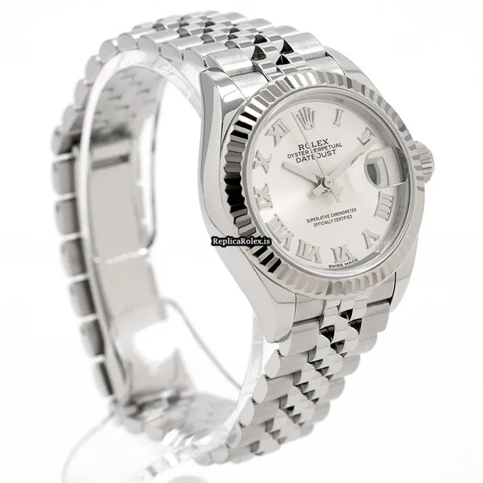 Pleasing Replica Rolex Lady-datejust 28 Caliber 2236 Automatic Movement 28mm Gold/steel Case Watch - Image 10