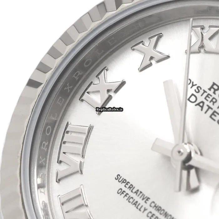 Pleasing Replica Rolex Lady-datejust 28 Caliber 2236 Automatic Movement 28mm Gold/steel Case Watch - Image 15