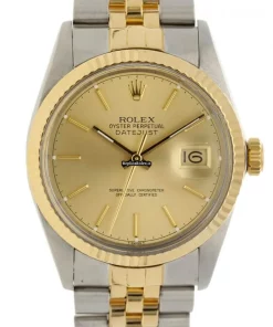Excellent Replica Rolex Datejust 16013 Automatic Movement 36mm Gold/steel Case Mens/unisex Watch