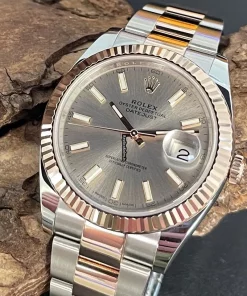 Well Made Fake Rolex Datejust II 126331 Automatic Movement 41mm Gold/steel Case Watch