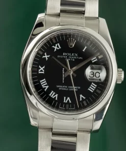 Epic Fakes Rolex Oyster Perpetual Date 115200 Caliber 3135 Automatic Movement 34mm Steel Case Mens/unisex Watch