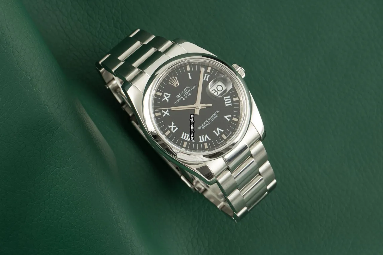 Epic Fakes Rolex Oyster Perpetual Date 115200 Caliber 3135 Automatic Movement 34mm Steel Case Mens/unisex Watch - Image 2