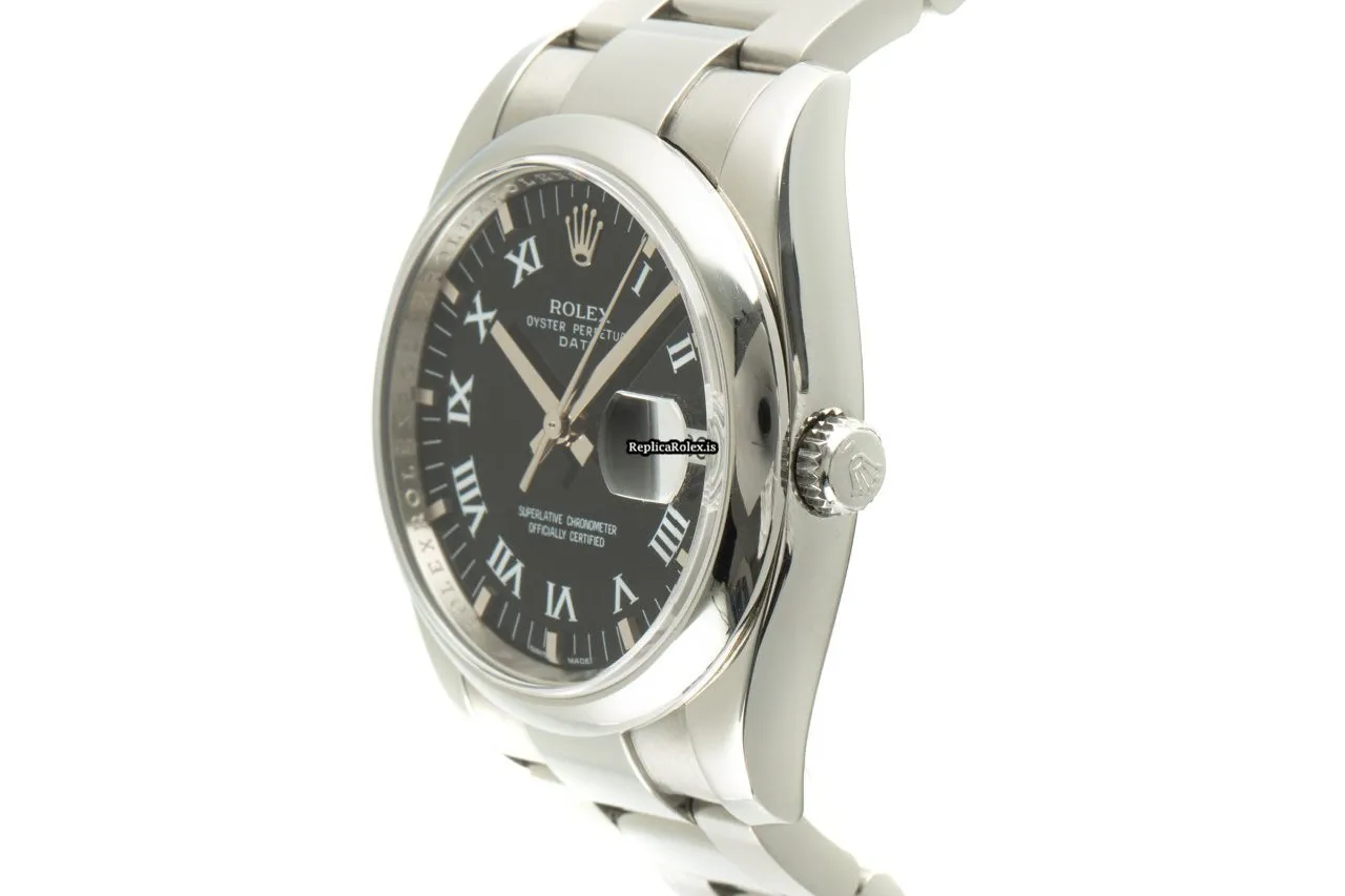 Epic Fakes Rolex Oyster Perpetual Date 115200 Caliber 3135 Automatic Movement 34mm Steel Case Mens/unisex Watch - Image 4