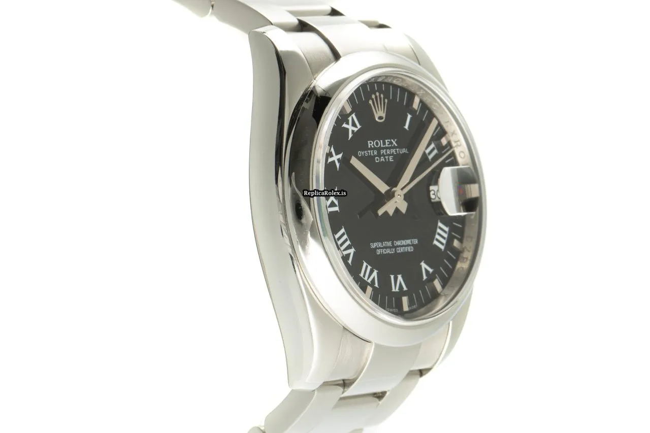 Epic Fakes Rolex Oyster Perpetual Date 115200 Caliber 3135 Automatic Movement 34mm Steel Case Mens/unisex Watch - Image 5