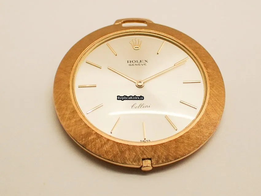 Special Fake Rolex Cellini 3608 Caliber 1600 Manual Winding Movement 39mm Yellow Gold Case Mens/unisex Watch - Image 2