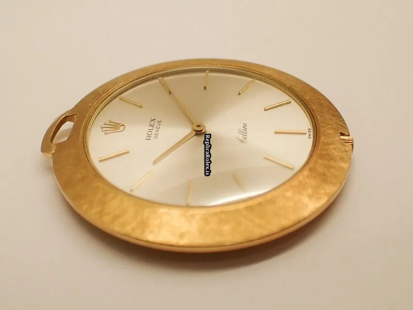 Special Fake Rolex Cellini 3608 Caliber 1600 Manual Winding Movement 39mm Yellow Gold Case Mens/unisex Watch - Image 4