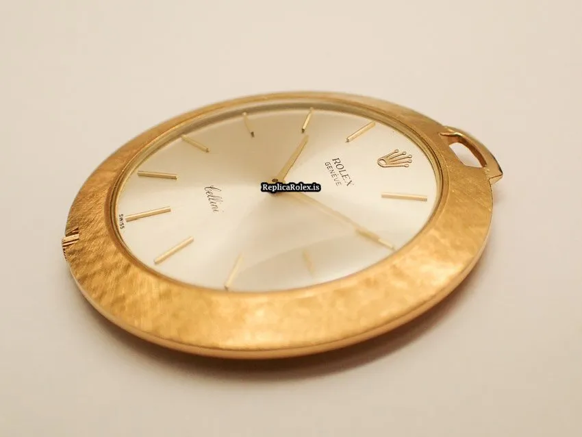 Special Fake Rolex Cellini 3608 Caliber 1600 Manual Winding Movement 39mm Yellow Gold Case Mens/unisex Watch - Image 5