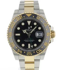 Swiss Replica Rolex Gmt-master II 116713ln Caliber 3186 Automatic Movement 40x47.7mm Gold/steel Case Mens/unisex Watch