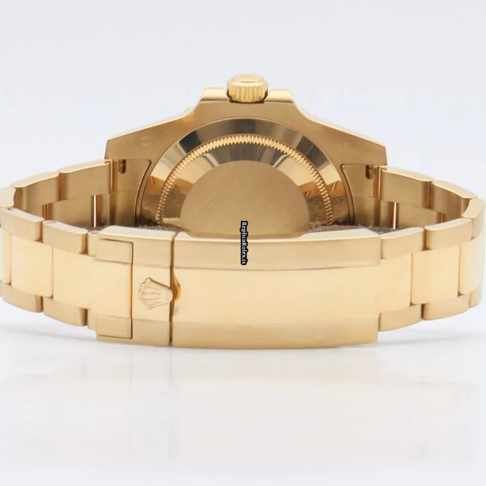Top Fake Rolex Submariner Date 116618lb Caliber 3135 Automatic Movement 40mm Yellow Gold Case Mens/unisex Watch - Image 6