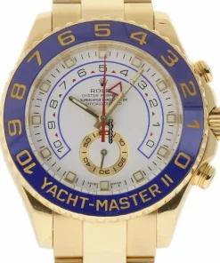 Lovely Imitation Rolex Yacht-master II 116688 Caliber 4161 Automatic Movement 44mm Yellow Gold Case Mens/unisex Watch