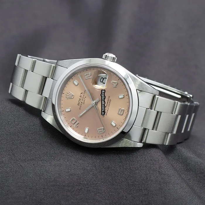 Attractive Replicas Rolex Oyster Perpetual Date 15200 Automatic Movement 34mm Steel Case Watch - Image 2